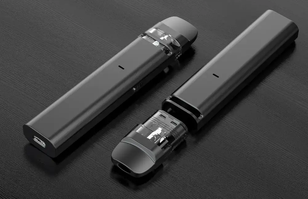 Synbar Q30 complete POD and device set — device with detachable transparent POD, 1200 mAh Type-C fast charge, up to 35 W