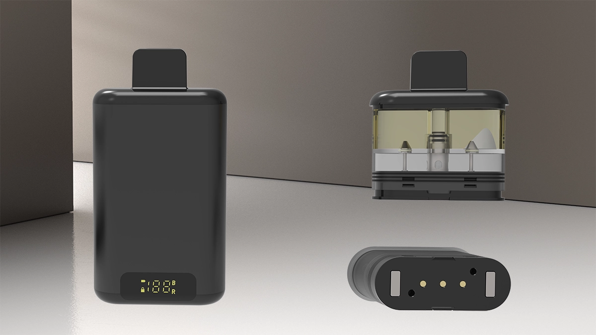 Synbar S400 device alongside its chip-inside POD